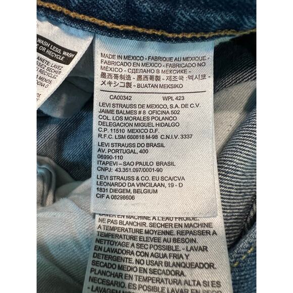 Levi's 501 XX Button Fly Original Fit Blue Jeans Blank Tag Size 33 X 32 JL - Picture 11 of 13